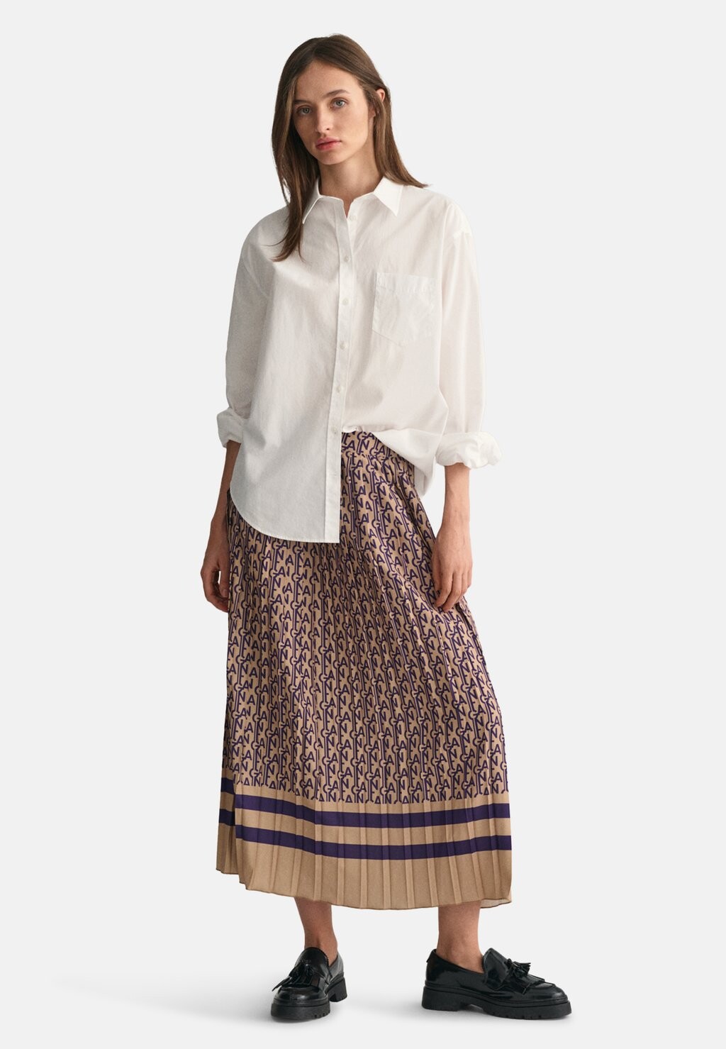 

Юбка А-силуэта MONOGRAM PRINT GANT, фиолетовый