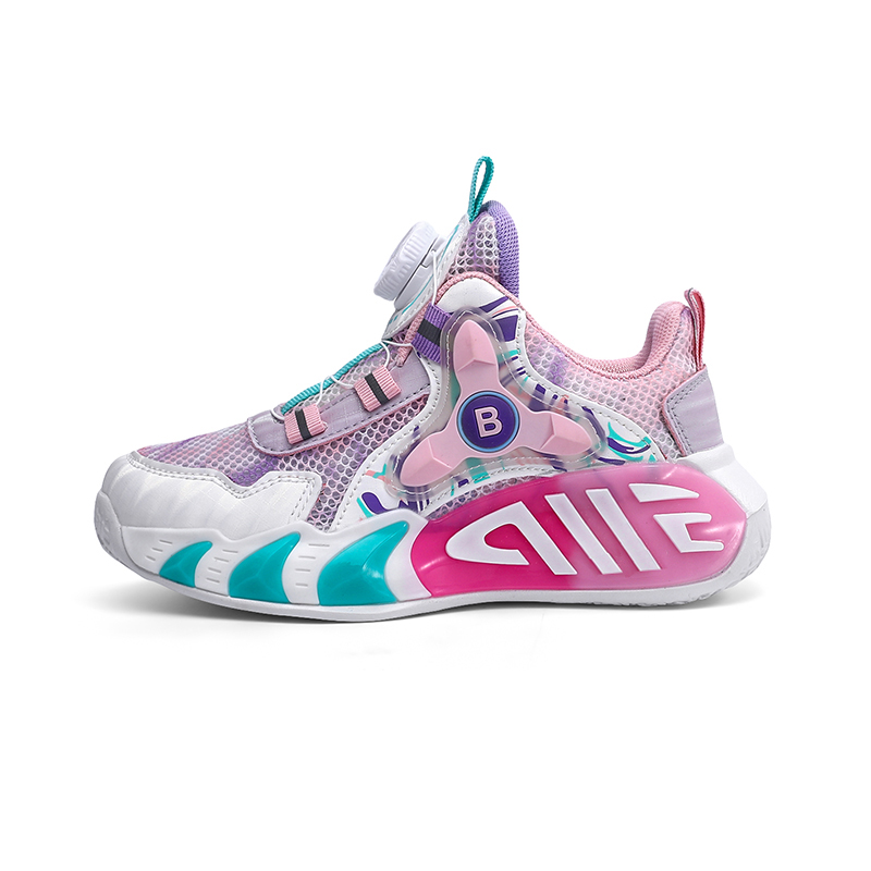 

Детские баскетбольные кроссовки для детей NEZHACHAOHAI, розовый/фиолетовый