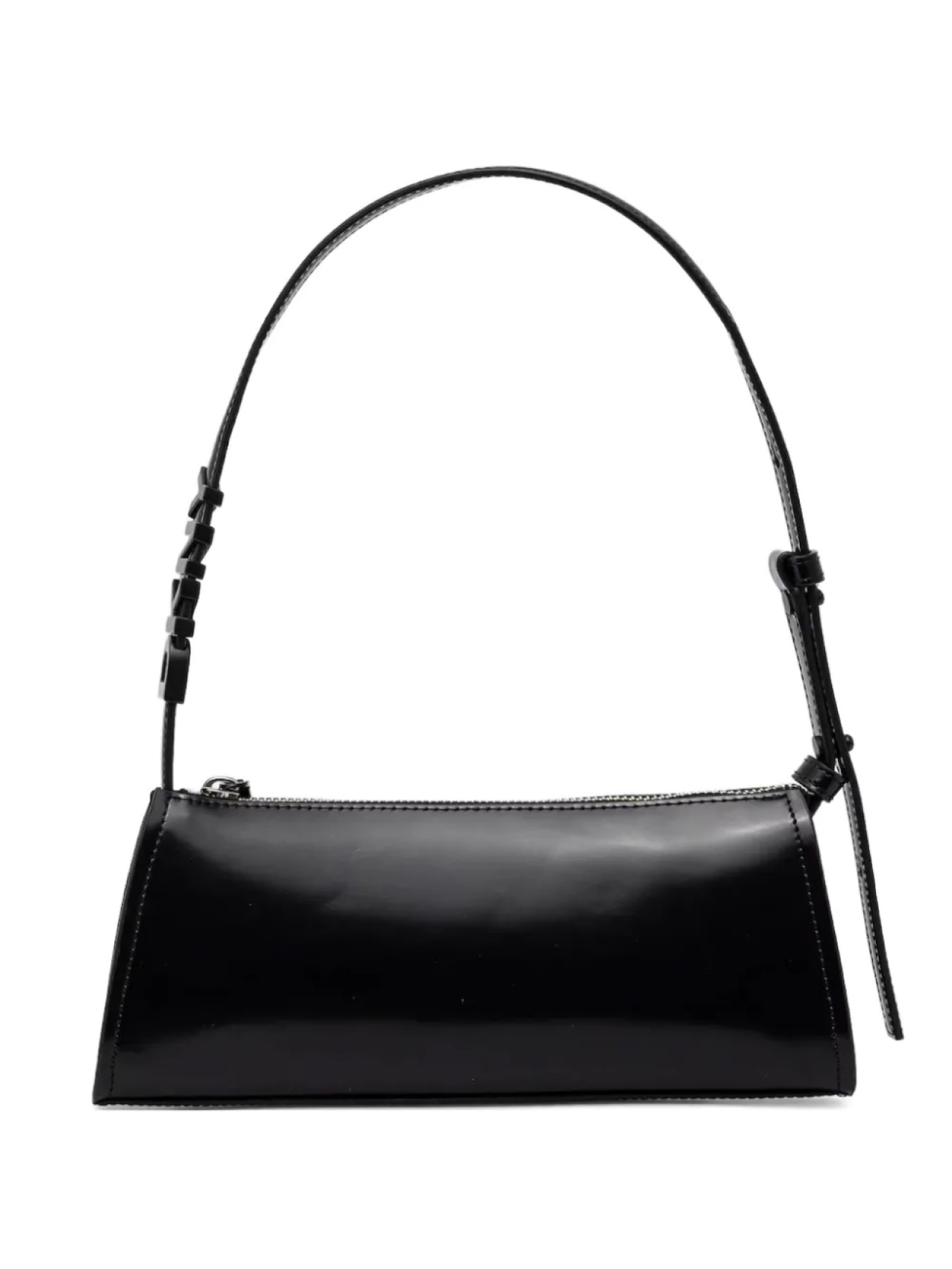 

Кожаная сумка через плечо с логотипом DKNY, черный