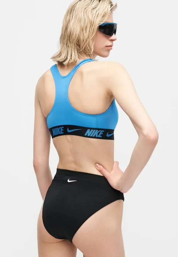Основные плавки от бикини с высокой талией Nike Swim, Black — фото 4