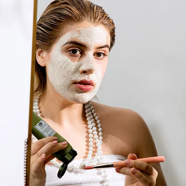 Маска для лица Origins — Успокаивающая против покраснений Dr Weil Mega-Mushroom Skin Relief Face Mask, 75 мл — фото 4