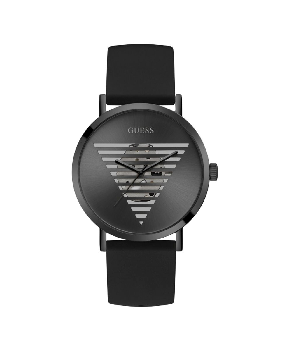 

Силиконовые мужские часы Idol GW0503G3 с черным ремешком Guess, черный