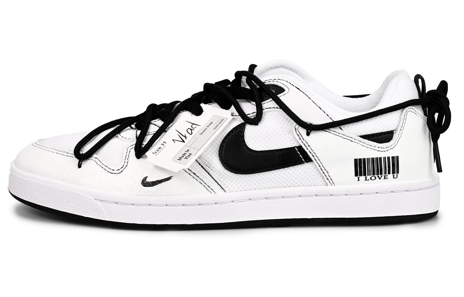 

SB Alleyoop Скейтборд Кроссовки Мужские Низкие белый/черный Nike