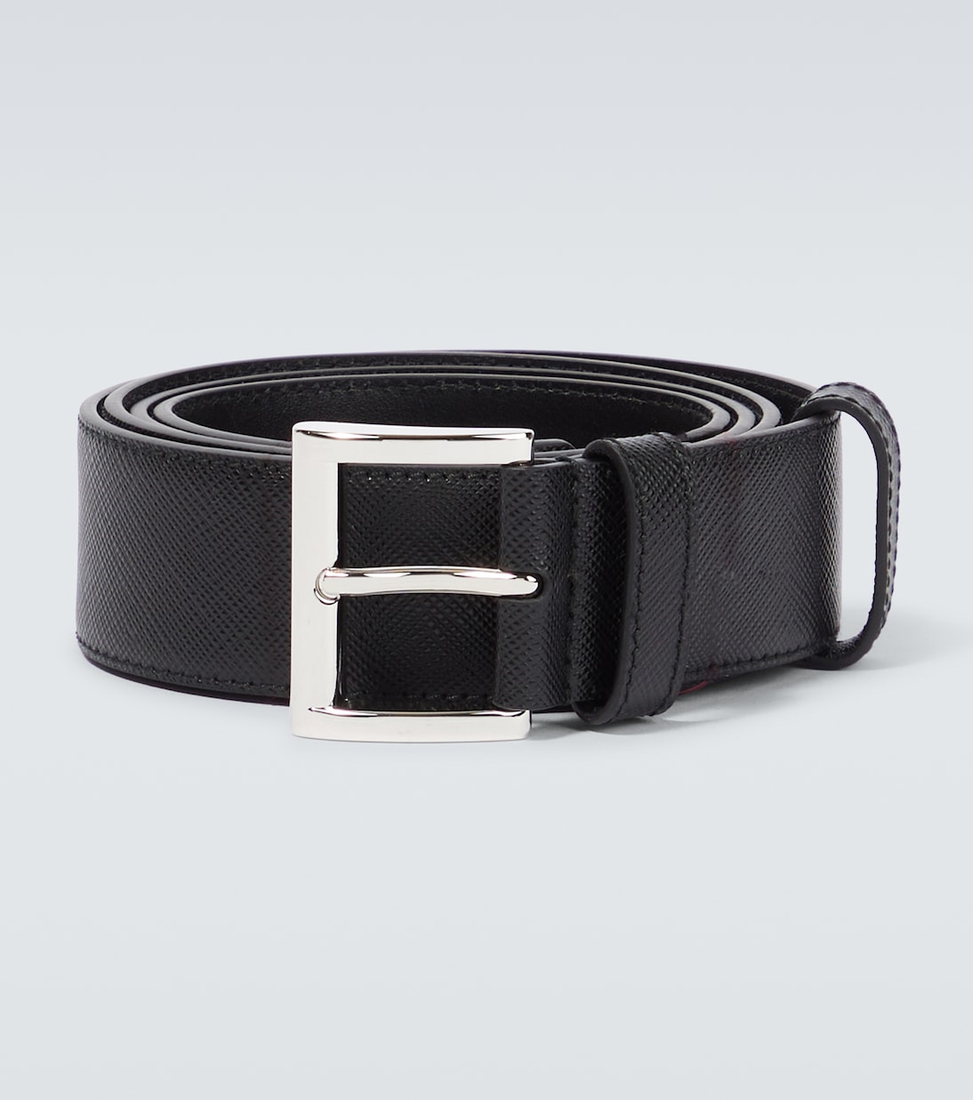 

Ремень из кожи Saffiano с логотипом Prada