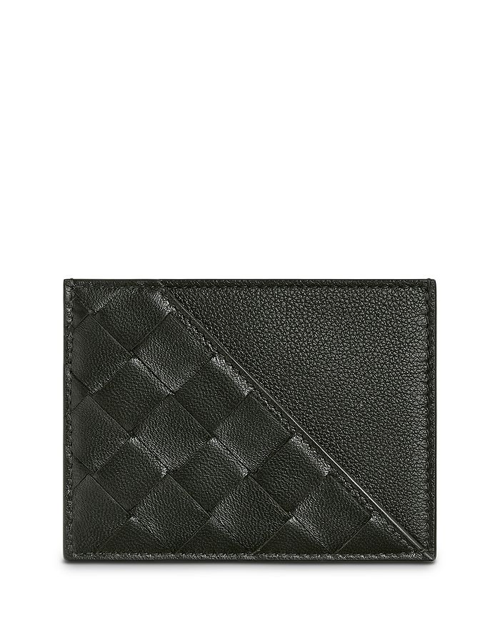 

Чехол для кредитных карт Intrecciato Diagonal Bottega Veneta, черный