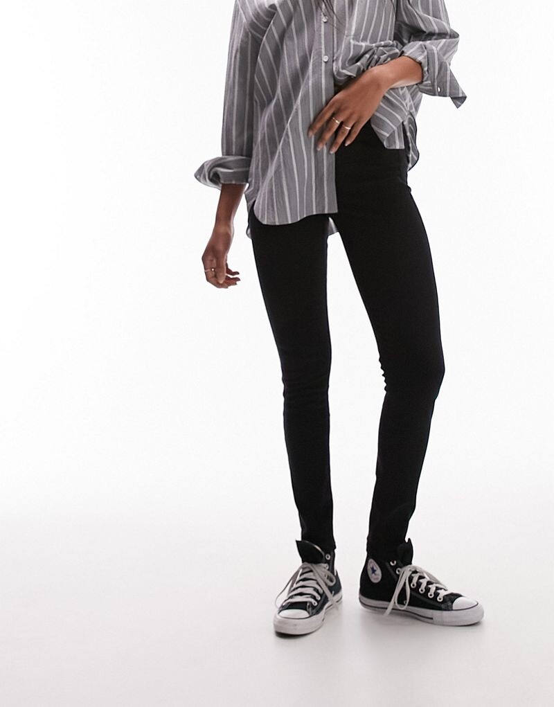 

Черные джинсы Topshop Jamie