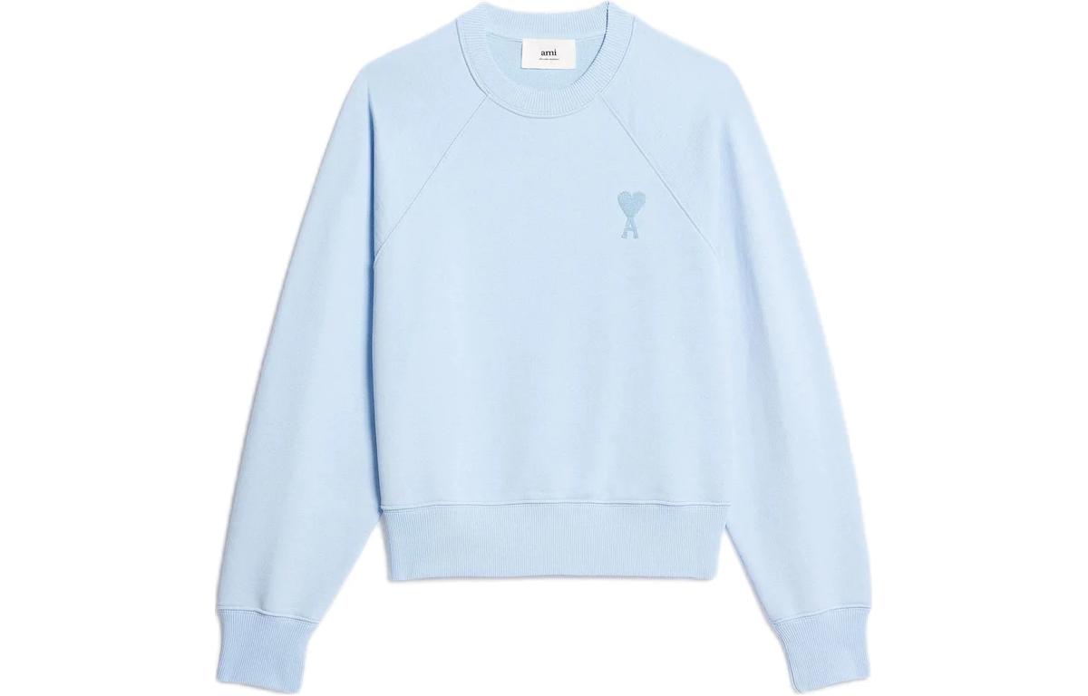 

Ami Paris Ami De Coeur свитшот с круглым вырезом AMIPARIS, синий