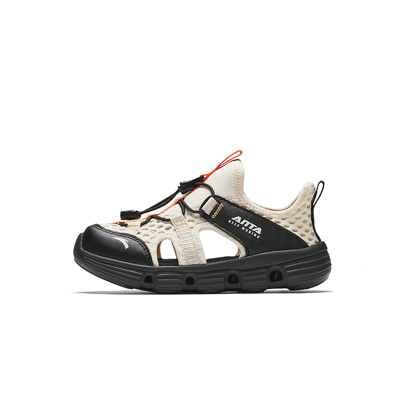 

Antakids Дышащие легкие амортизирующие низкие детские сандалии white black для детей 3-7 лет