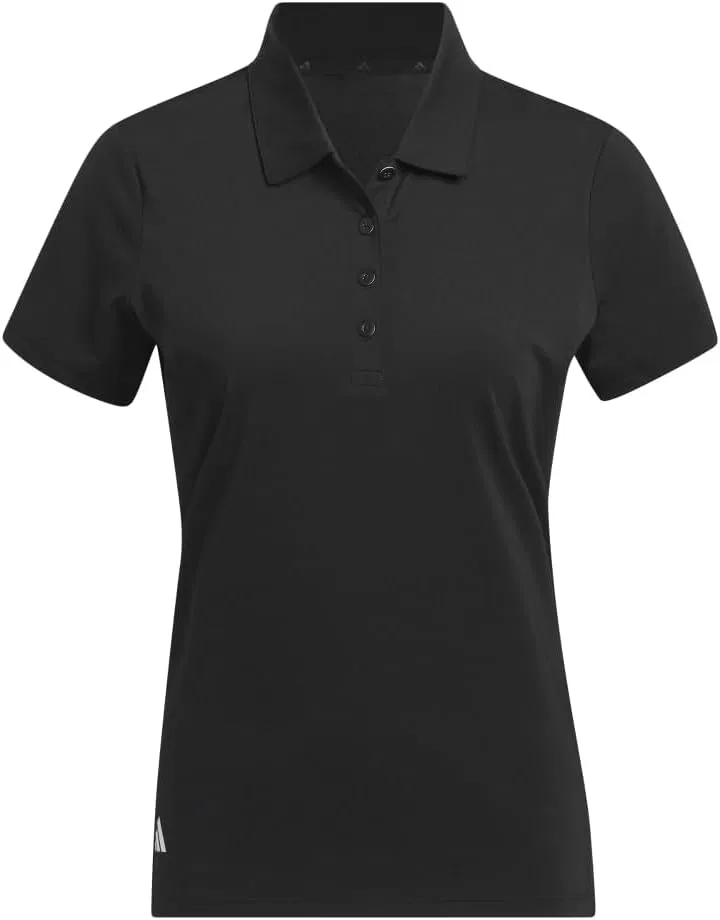 Женское поло adidas, Regular Fit, Black