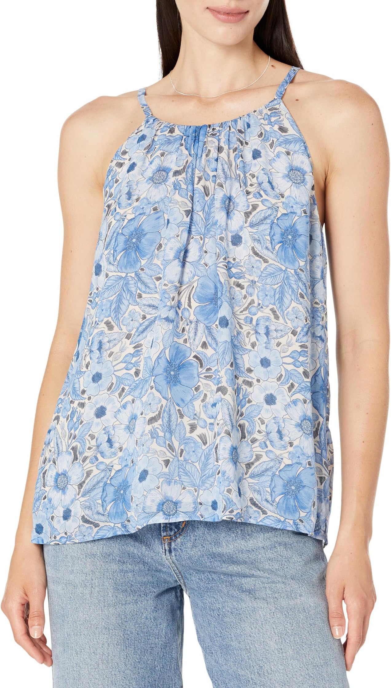 

Топ Karen Kane Shirred Tank, цвет Floral Print