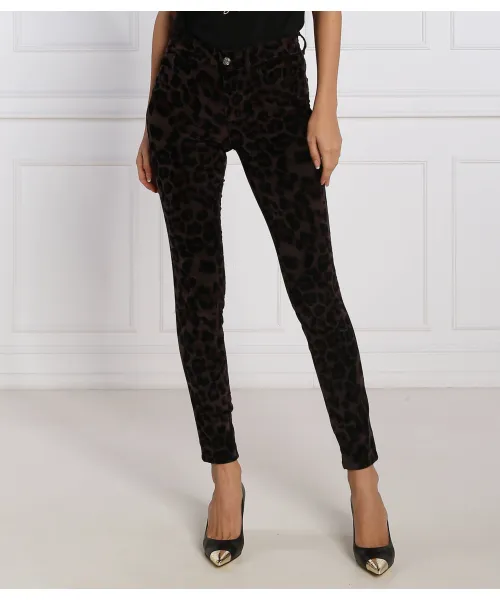 

Брюки Slim fit Liu Jo, коричневый