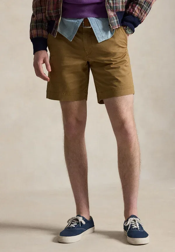 Шорты чинос прямого кроя с заниженной талией Polo Ralph Lauren, 8 дюймов, цвет песчаный серфинг