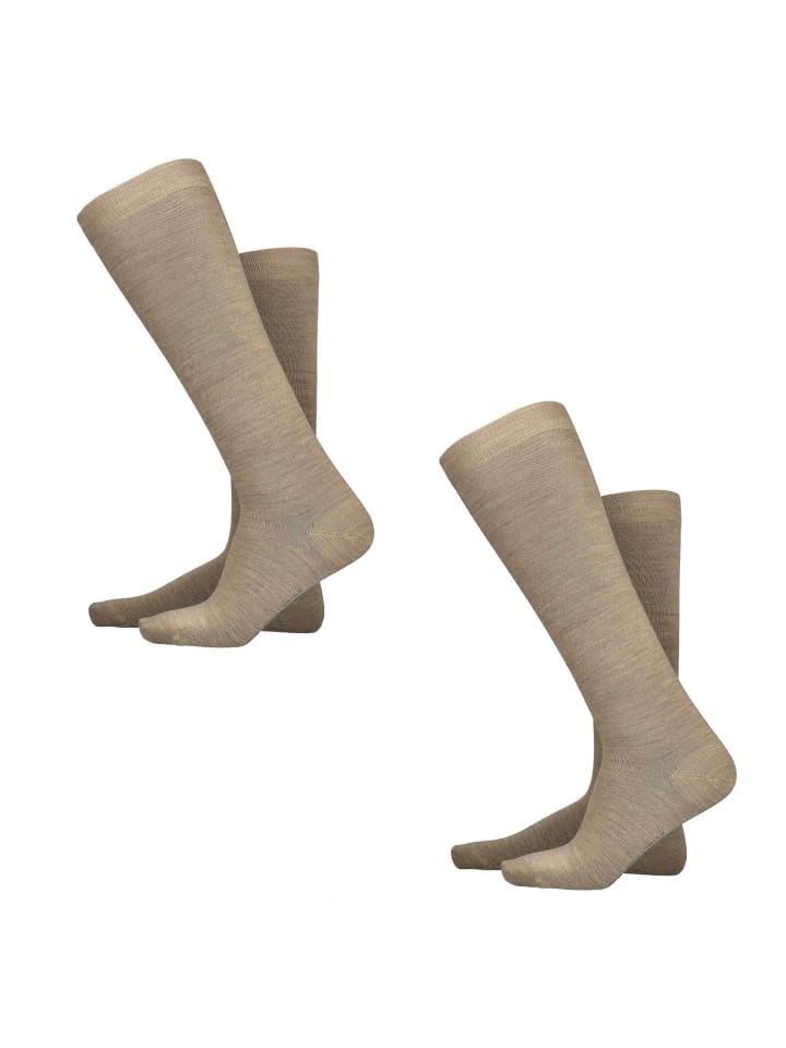 

Hudson Высокие носки до колена. В упаковке всего 2 пары, теплые, бежевого цвета