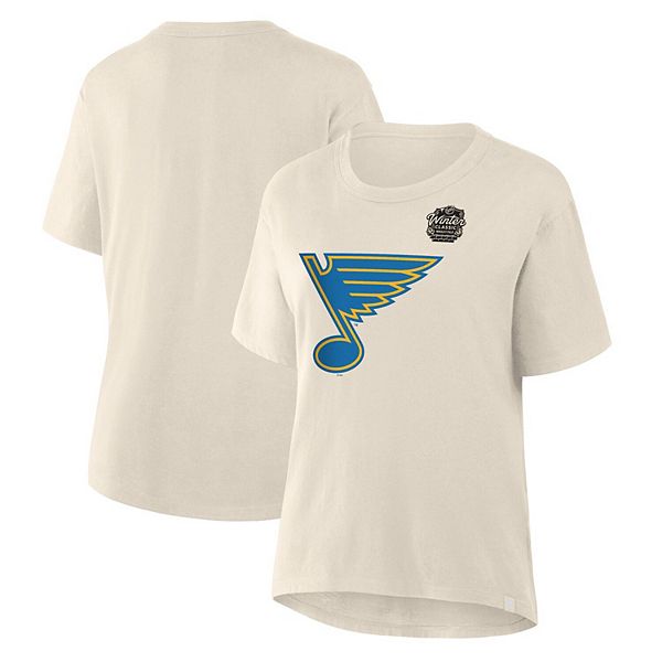 

Футболка женская St Louis Blues 2025 Winter Classic Primary Logo cream Fanatics, Синий, Футболка женская St Louis Blues 2025 Winter Classic Primary Logo cream Fanatics