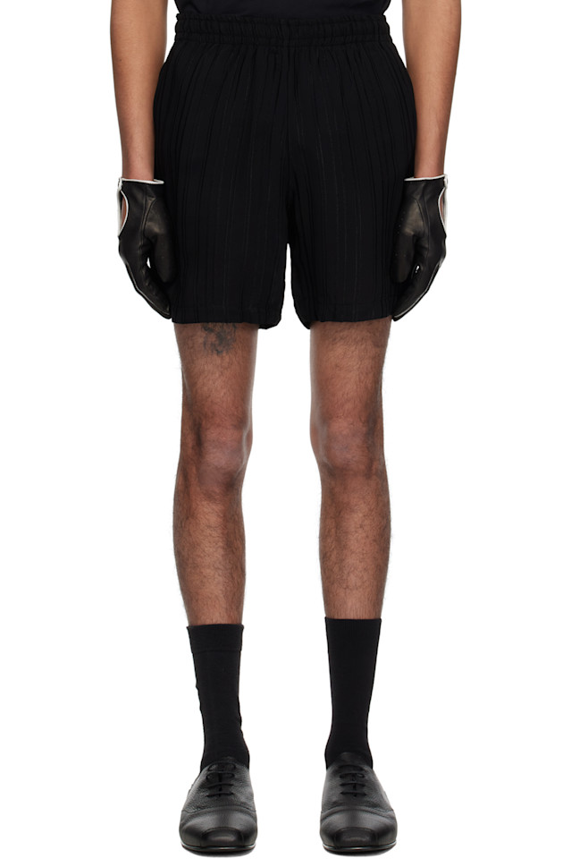 

Шорты для бега с контрастными полосками Ernest W. Baker, черный