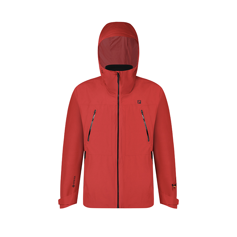 

FILA Ветровка мужская водонепроницаемая темно-красная, Dark Brier Red