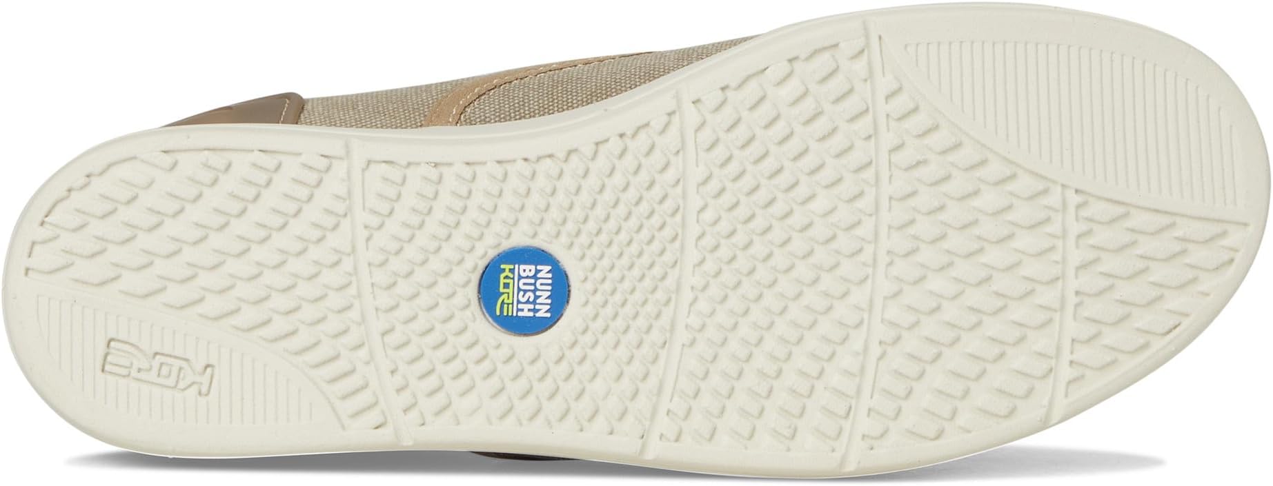 Кроссовки Nunn Bush Men's Kore City Walk Canvas EZ Moc Toe Slip-On Sneakers Easy On and Easy Off, Stone — фото 3
