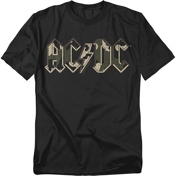 

Футболка с принтом Big & tall ac/dc camo logo Licensed Character