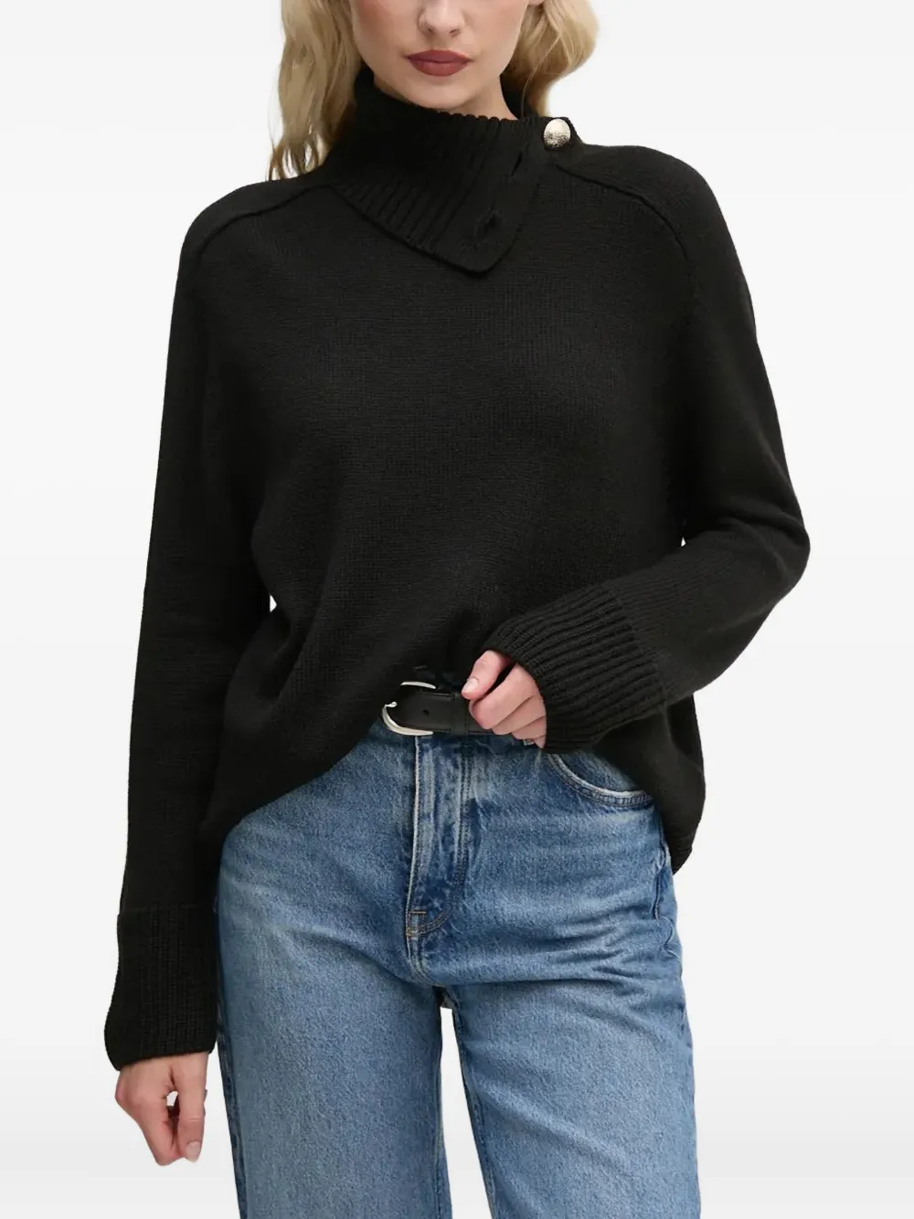 

Свитер с высоким воротником Joop!, черный