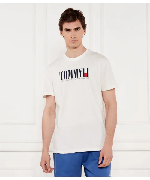 

Футболка Regular fit Tommy Jeans, бежевый