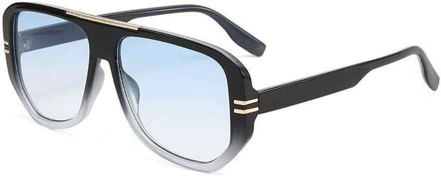 

Модные солнцезащитные очки для женщин, прямоугольная оправа коричневого цвета с заклепками, декор для мужчин, солнцезащитные очки с защитой от УФ-излучения UV400 HVTVTLA, C3