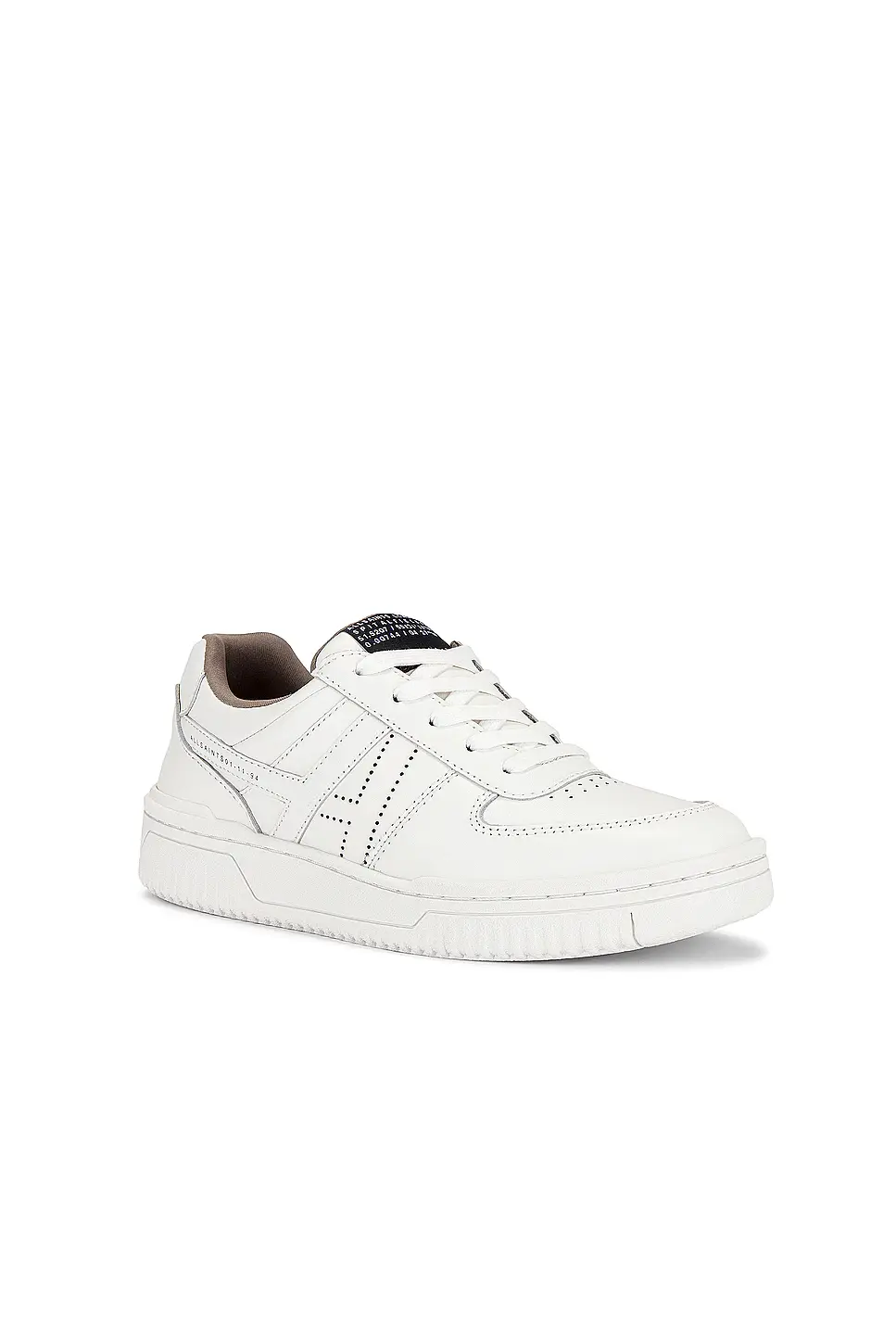 AllSaints Vix WF706Y кроссовки женские US 9 белые кожаные на шнурках ZPO1096 All Saints