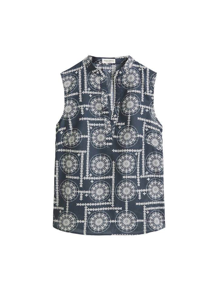 

Блузка Marc O'Polo, цвет multi/muted blue
