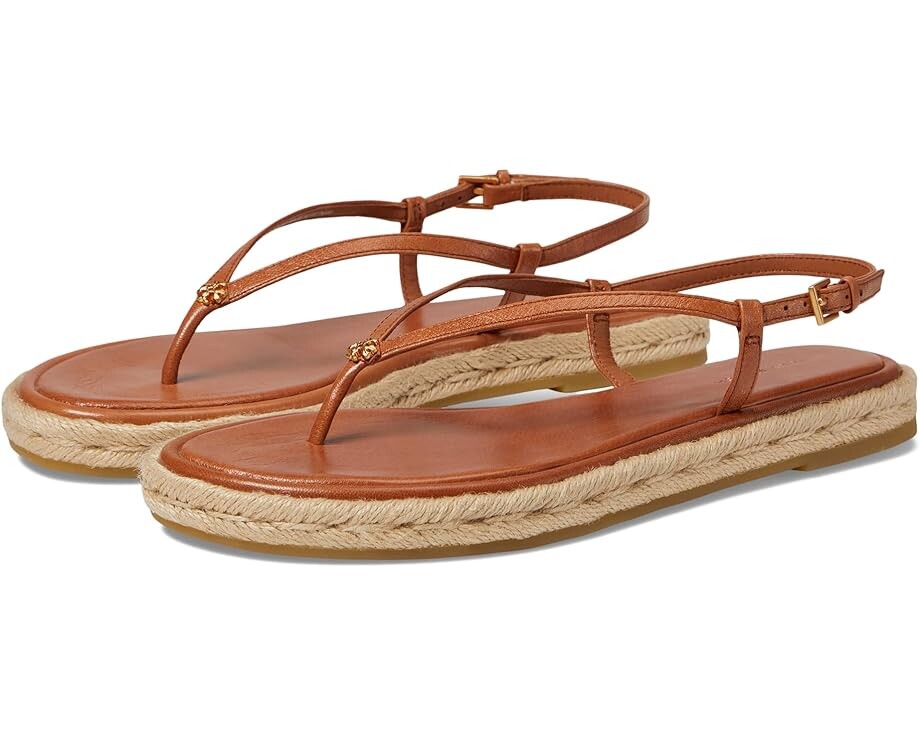 

Сандалии Tory Burch Espadrille Thong Sandal, оранжевый