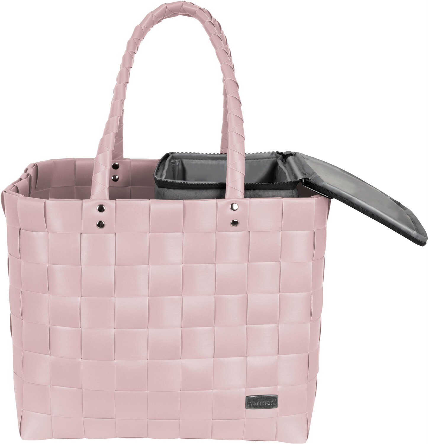 

Сумка шоппер normani Flechtkorb mit kleiner Kühltasche, цвет Hellrosa