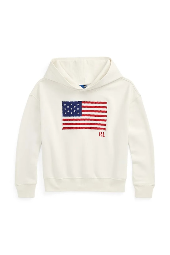 

Детская хлопковая толстовка Polo Ralph Lauren, белый