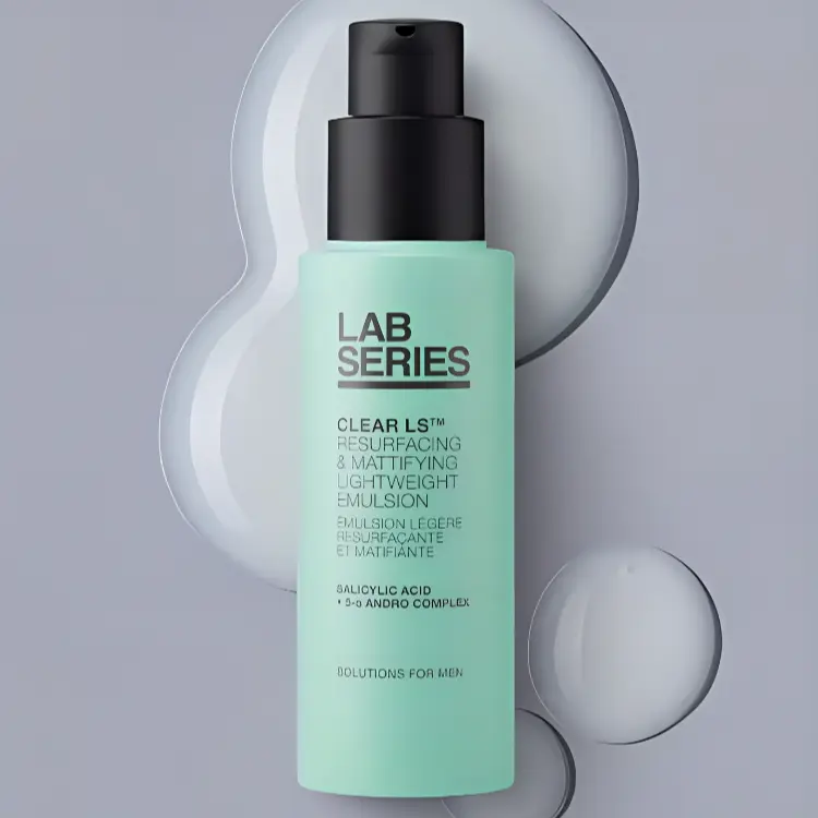 LAB SERIES Лангши набор для ухода за кожей без масла зеленая серия увлажнение контроль жирности очищение сужение пор пенка для умывания 30мл + лосьон 50мл — фото 3