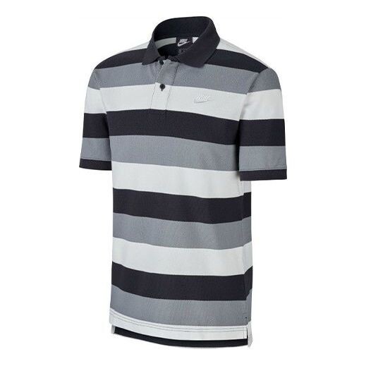 

Футболка sportswear tee polo men black/grey blackgray Nike, черный