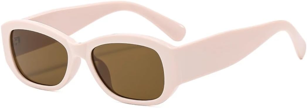 

Классические квадратные женские солнцезащитные очки, модные, роскошные, для мужчин, для активного отдыха, путешествий, вождения, защита от УФ-излучения UV400 TVTBBVV, Pink Brown