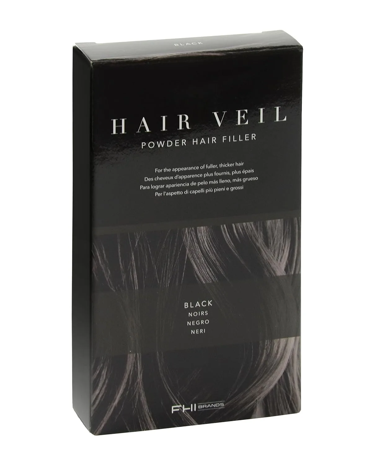FHI Heat Hair Veil Powder - пудра-наполнитель для волос, придающая им густоту, объем и густоту. 1 штука (1 шт.), Black