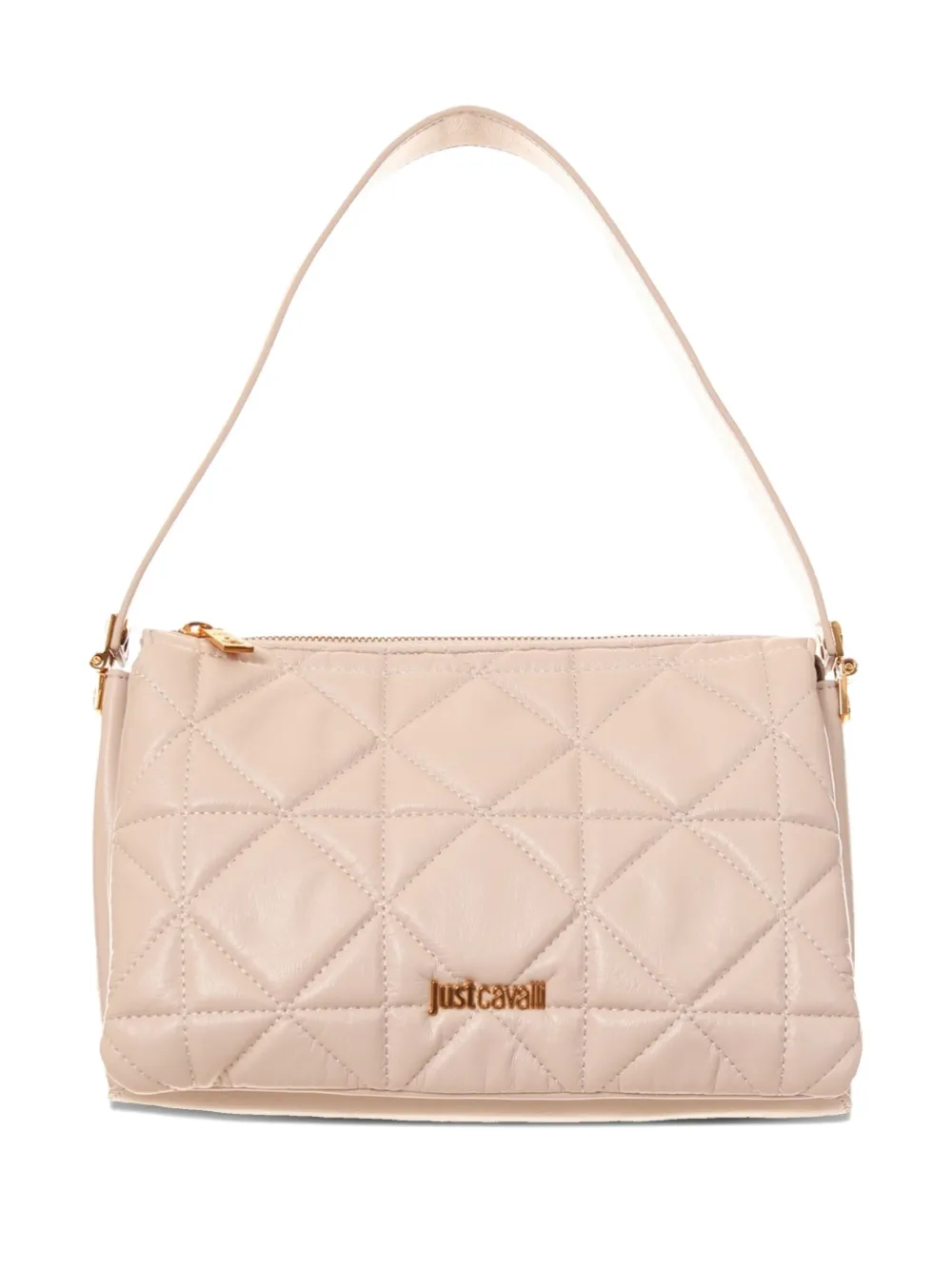 

Стеганая сумка на плечо с логотипом Just Cavalli, розовый