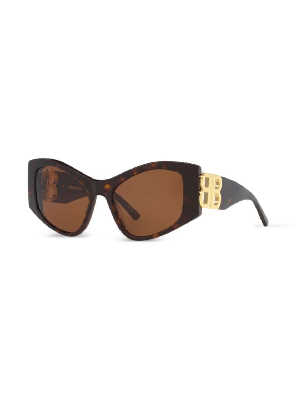 Balenciaga Eyewear солнцезащитные очки Dynasty XL D-образной оправы, коричневый — фото 2