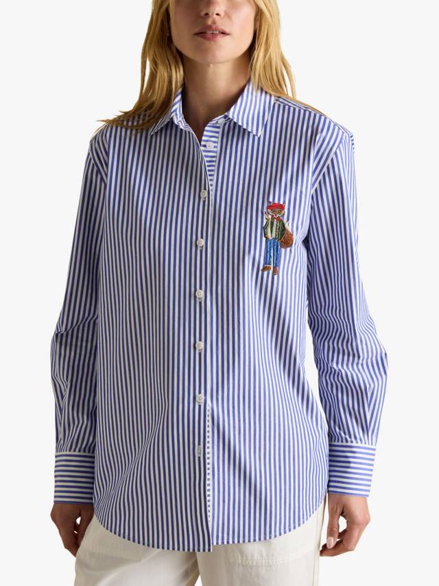 

Amilla рубашка с полосками и декоративными элементами Joules, Blue/Multi