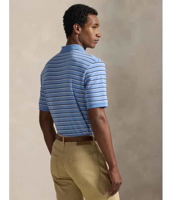 Полюс custom slim fit Polo Ralph Lauren, небесно-голубой — фото 3