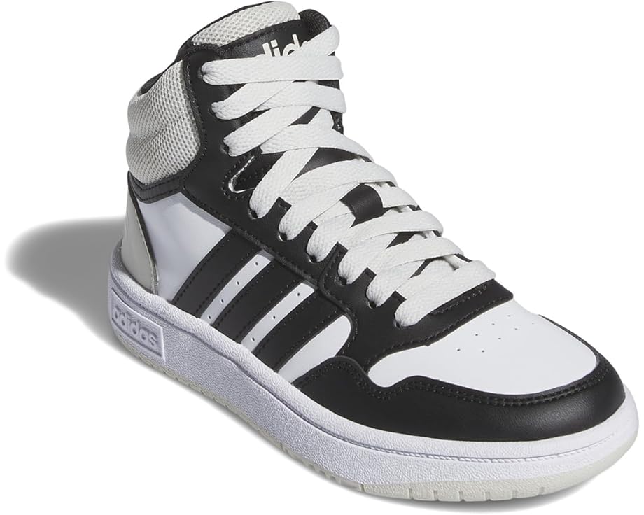 

Кроссовки adidas Kids Hoops Mid Shoes, цвет White/Black/Halo Silver