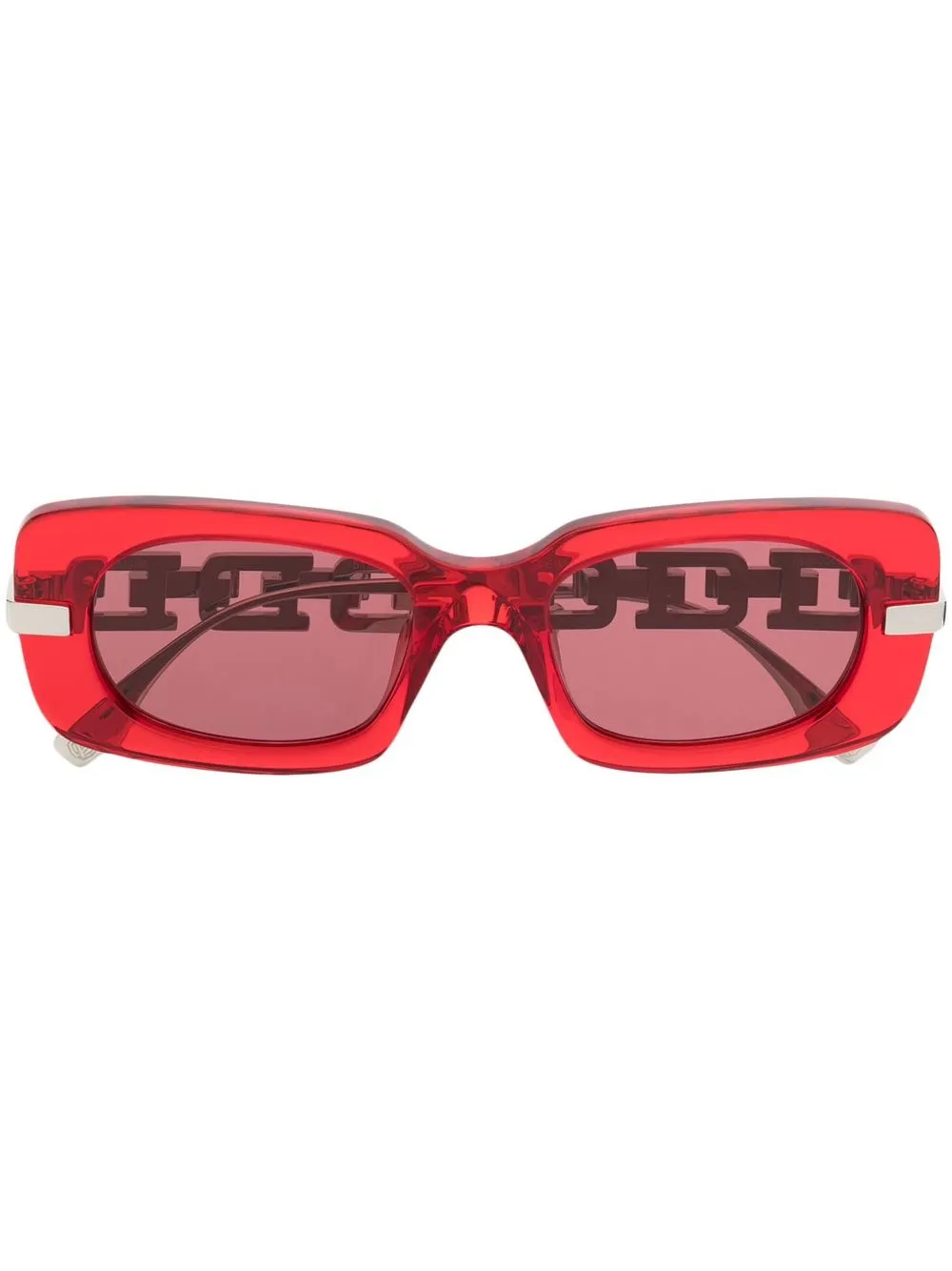 

Солнцезащитные очки с затемненными линзами Ambush Eyewear, красный