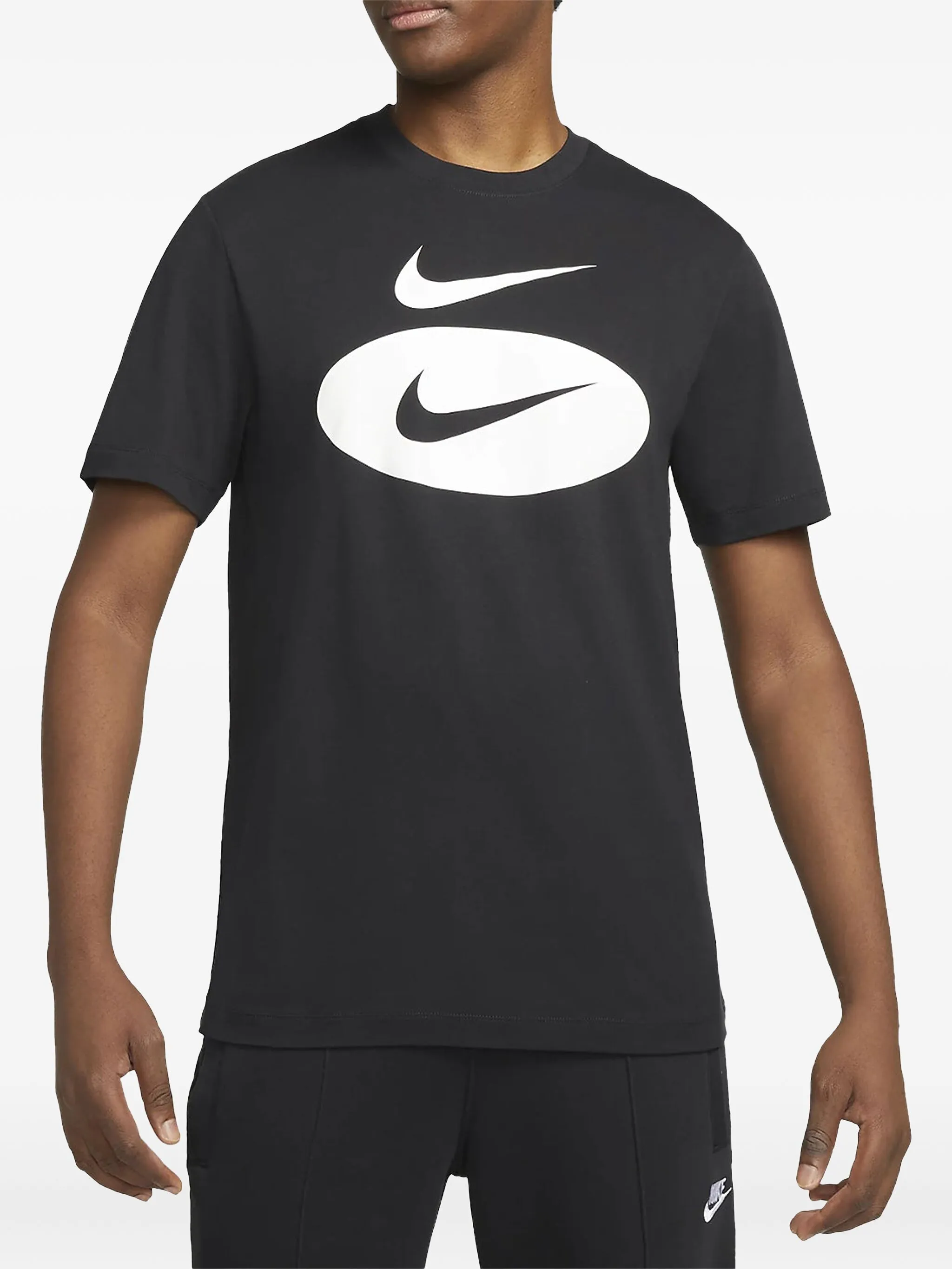Футболка Swoosh Nike, черный — фото 2