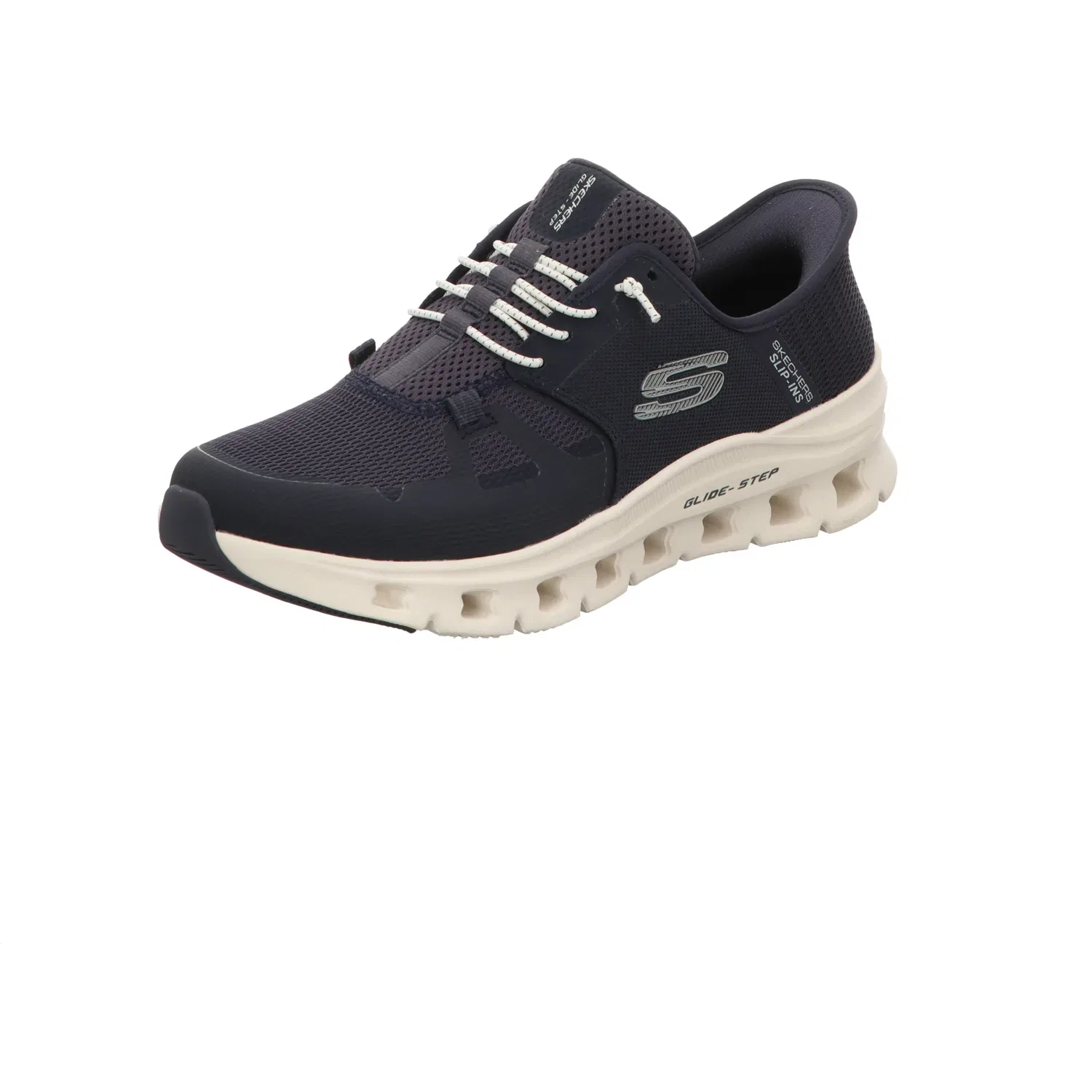 Слипперы текстильные Skechers, синий