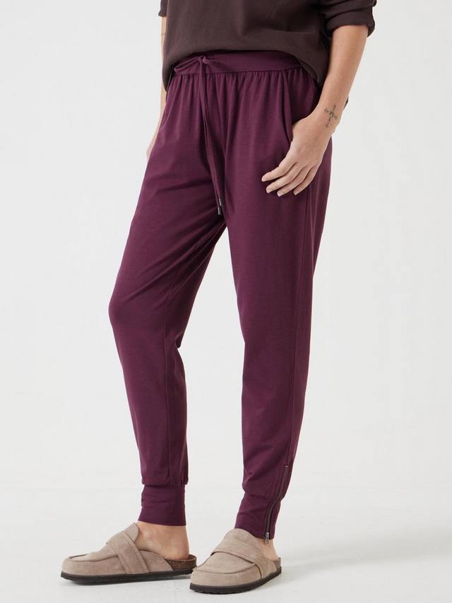 

Эми зауженные брюки для бега HUSH, цвет Wine Red