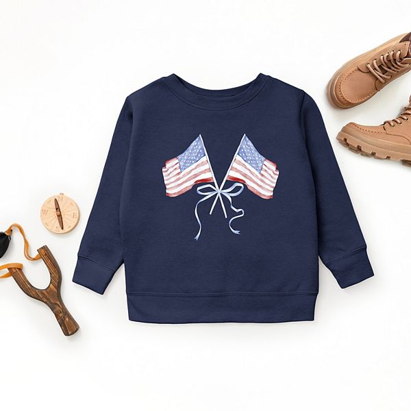 Флаговая коquette молодежная толстовка The Juniper Shop, Navy — фото 3