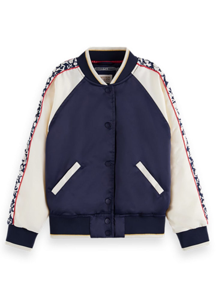 

Блузон Scotch & Soda, темно-синий/белый