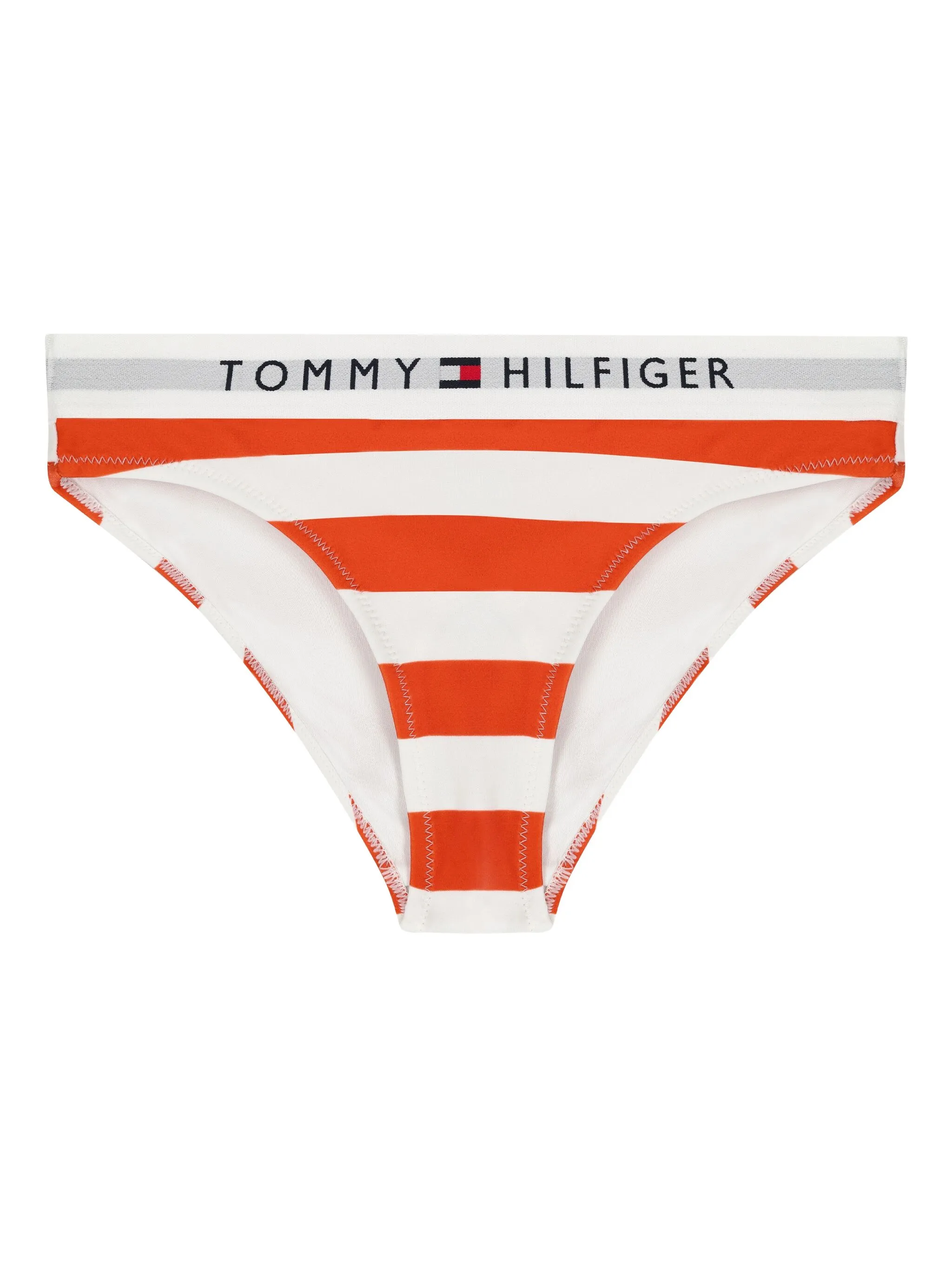 Бикини в полоску Tommy Hilfiger Junior, оранжевый — фото 4