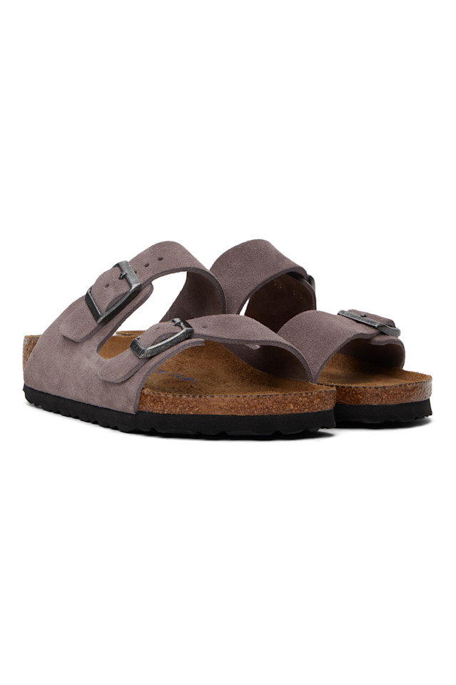 Узкие сандалии Arizona с мягкой стелькой Birkenstock, фиолетовый — фото 4