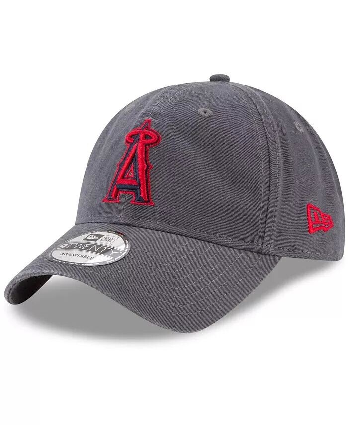 

Мужская графитовая регулируемая шляпа Los Angeles Angels Fashion Core Classic 9Twenty New Era, серый