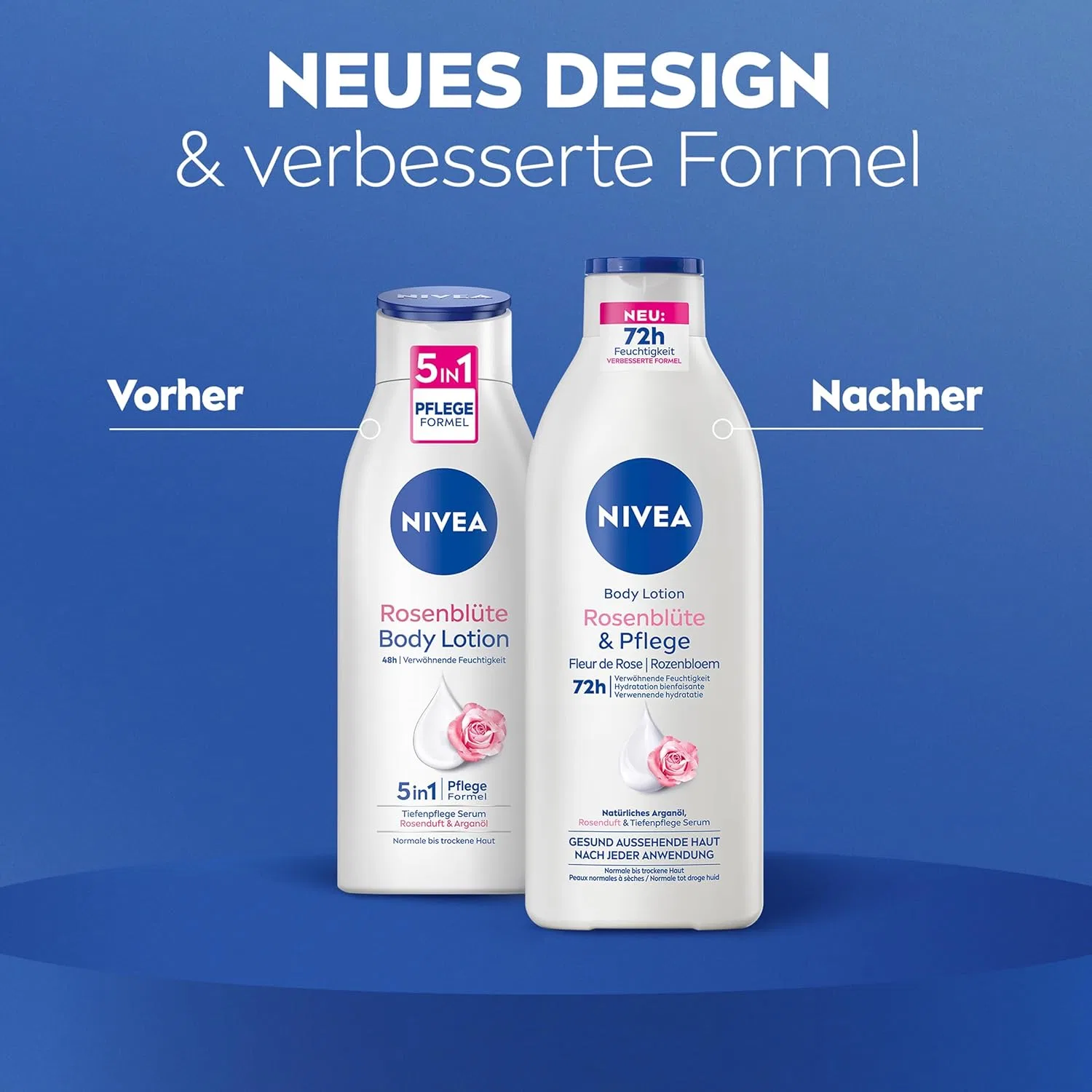 Лосьон для тела «Rose Petal & Care» с аргановым маслом от NIVEA Nivea, White — фото 3