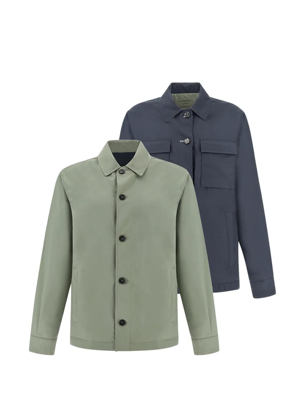 

Двусторонняя рубашка-куртка Paul & Shark, зеленый